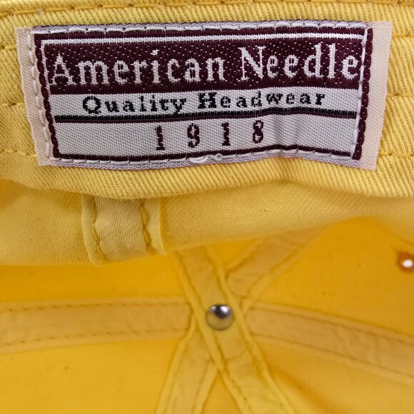 Old Marsh Golf Club Hat Pete Dye Yellow Dad Cap Adjustable Strap American Needle - Picture 5 of 5